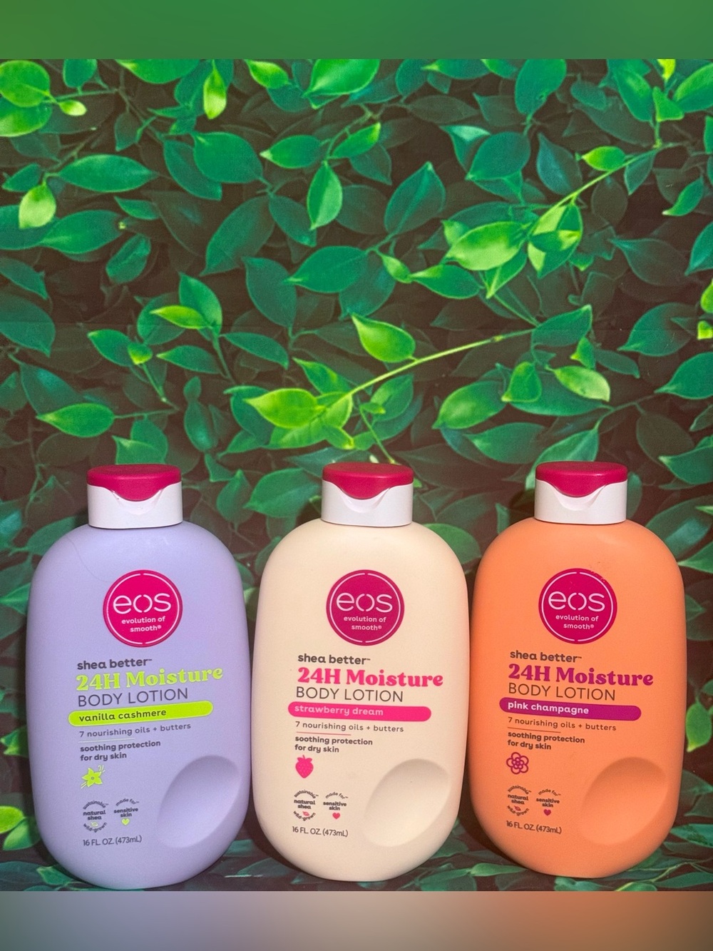 3 Brand New EOS Lotions 16oz